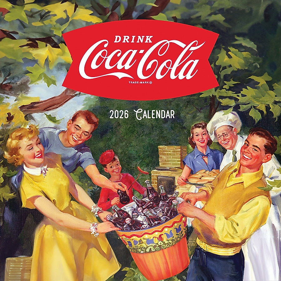 2026 TF Publishing Coca Cola 12" x 12" Monthly Wall Calendar (26-1106)