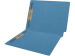 Medical Arts Press Reinforced End Tab File Folder, Straight Cut, Letter-Size, Blue, 250/Carton (S-01502-BLU-B)