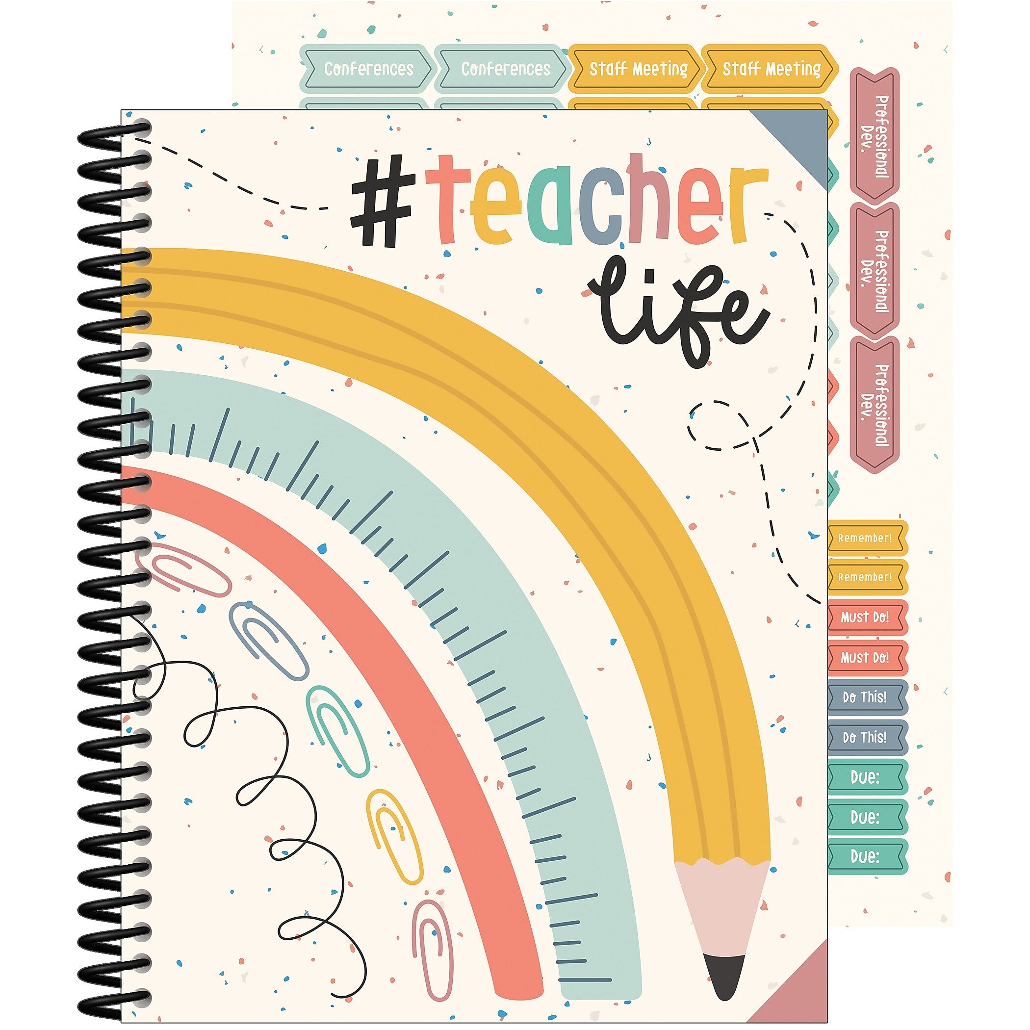 Carson Dellosa Education We Belong Undated Lesson Planner, 8" x 11", 128 Pages (CD-105047)