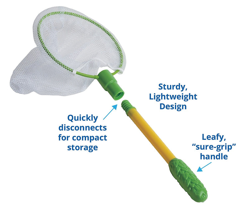 Insect Lore Butterfly Net, Yellow/Green (ILP5020)