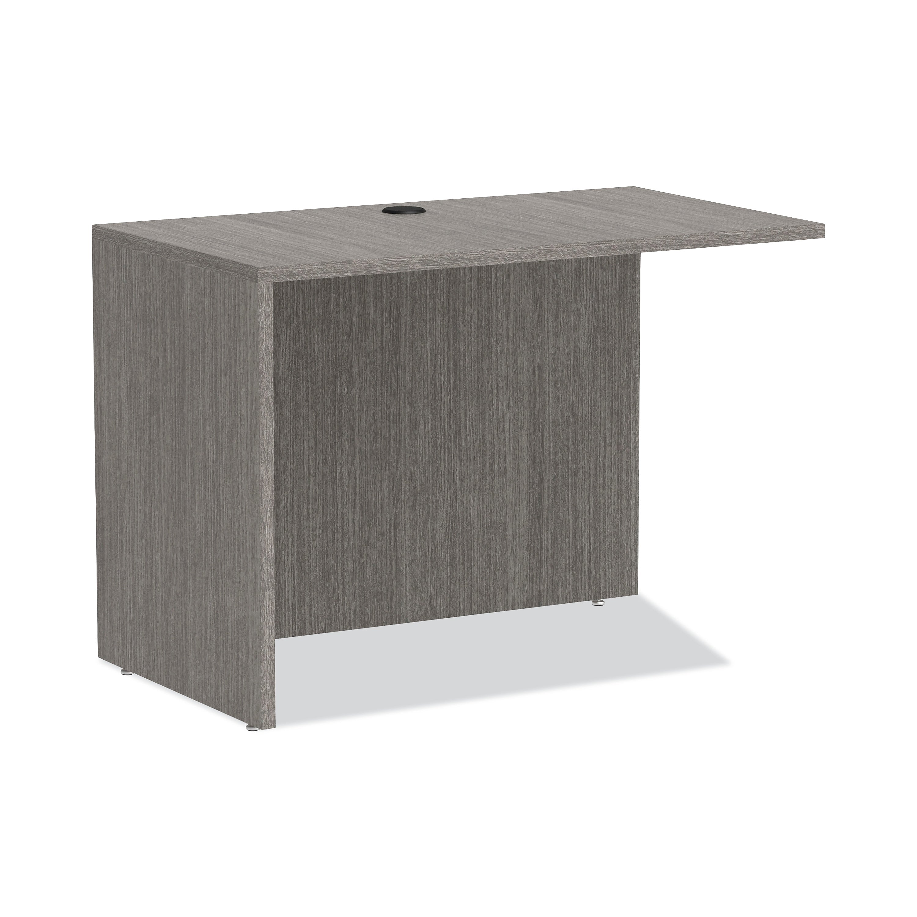 Alera Alera Valencia Series Reversible Return/Bridge Shell, 42w x 23.63d x 29.5h, Gray
