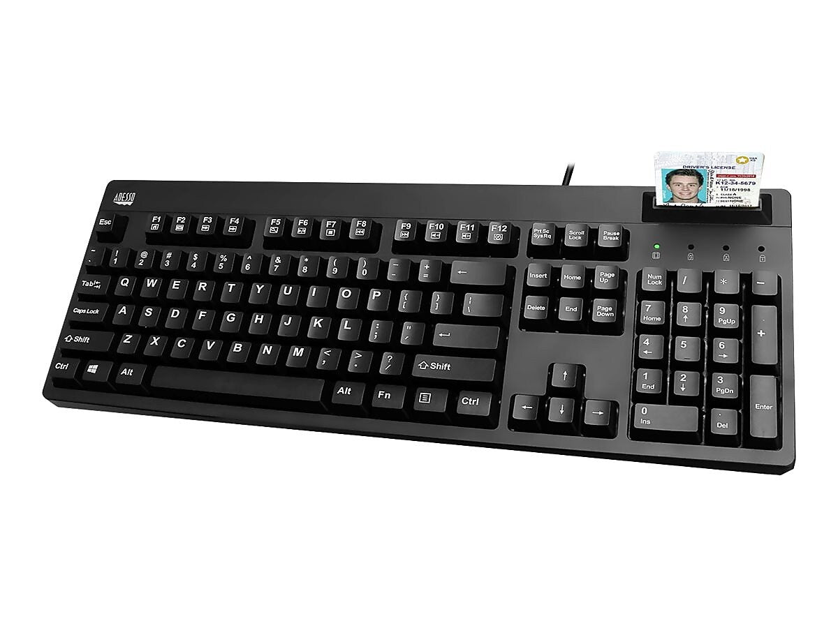 Adesso EasyTouch Keyboard, Black (AKB-630SB-TAA)