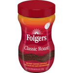 Folgers Classic Roast Instant Coffee, Medium Roast (SMU20629)