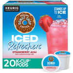 The Original Donut Shop Iced Refreshers Strawberry Acai, Keurig® K-Cup® Pods, 20/Box (5000379382)