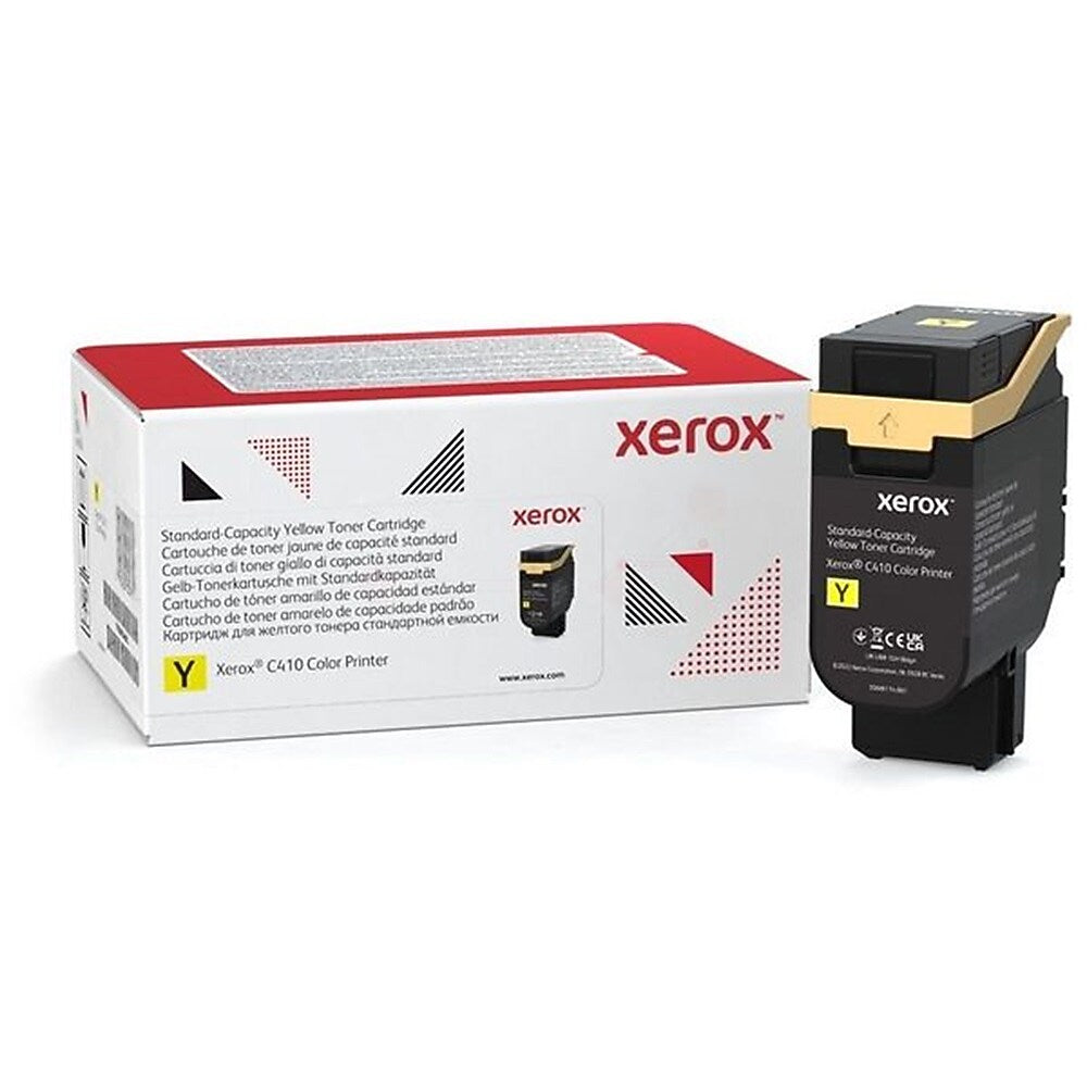 Xerox 006R04680 Yellow Standard Yield Toner Cartridge, Print up to 2,000 Pages