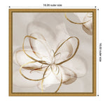 Amanti Art Transparent Beauty II (Floral) by Eva Watts Framed Canvas Wall Art Print, 16" x 16" (A42675040765)