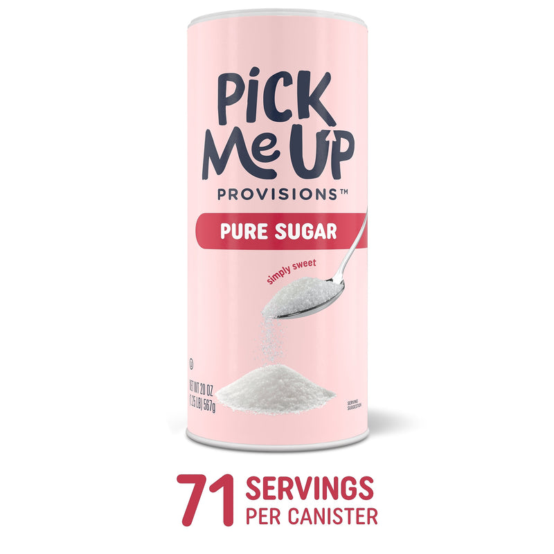 Pick Me Up Provisions™ Pure Sugar, 20 oz. Canister (PM62432/90585)