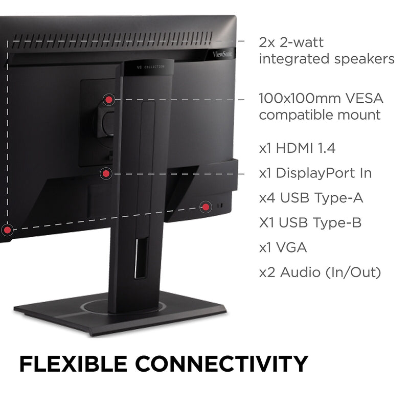 ViewSonic 22" 100Hz LED Monitor, Black (VG2240)