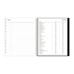 Planning Calendar BS Nevaeh Clear PET 8x10 RY26 Monthly Safety Wirebound -