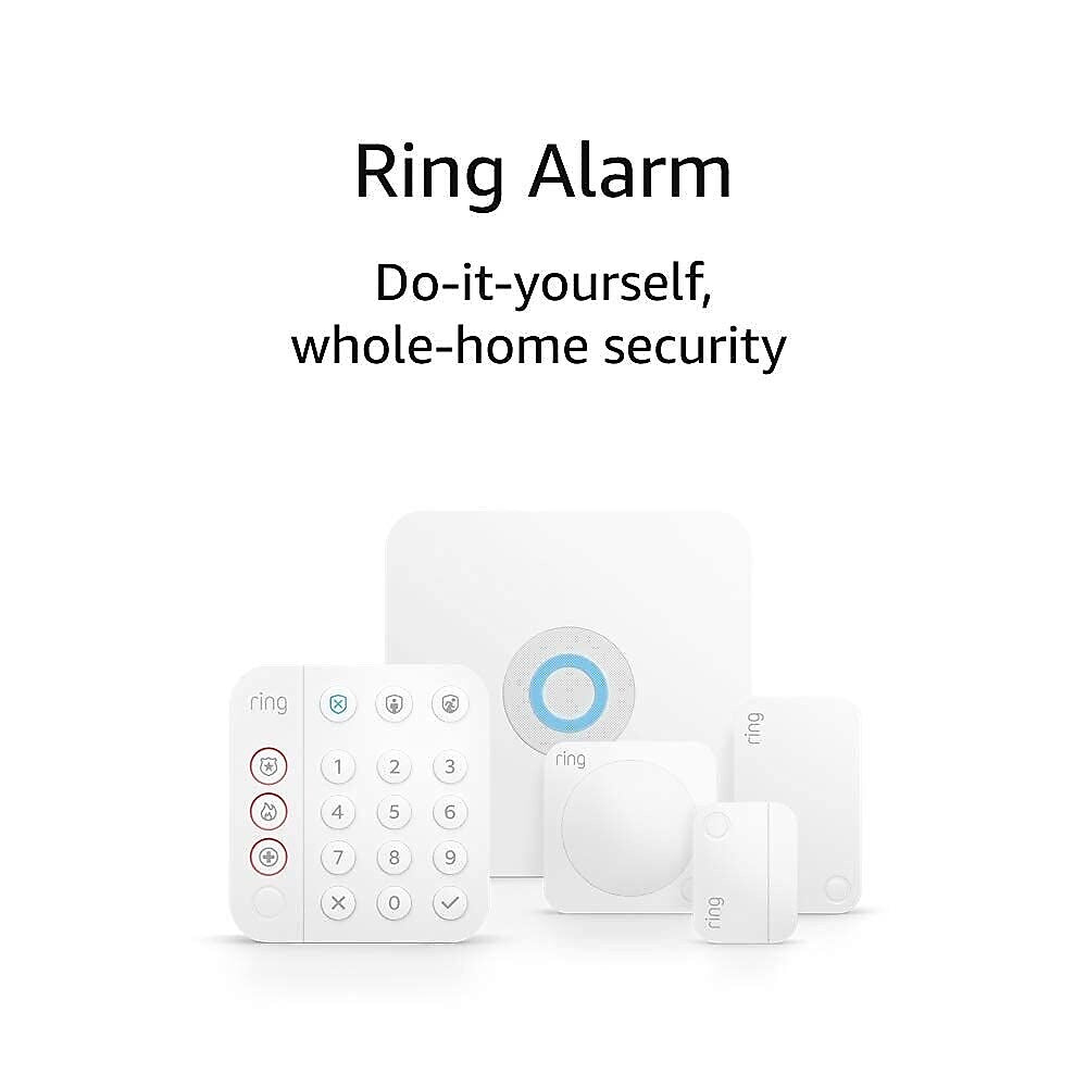 Ring Alarm Wireless Security System (2nd Gen), White (B07ZDTXJ93)