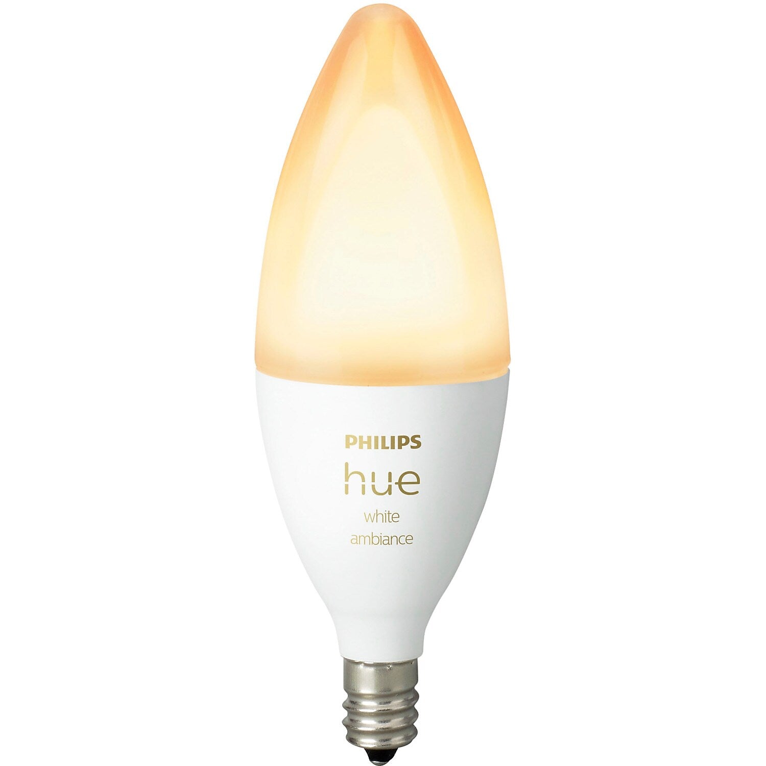 Philips Hue 40W Equivalent B39 LED Smart Bulb, White (573089)