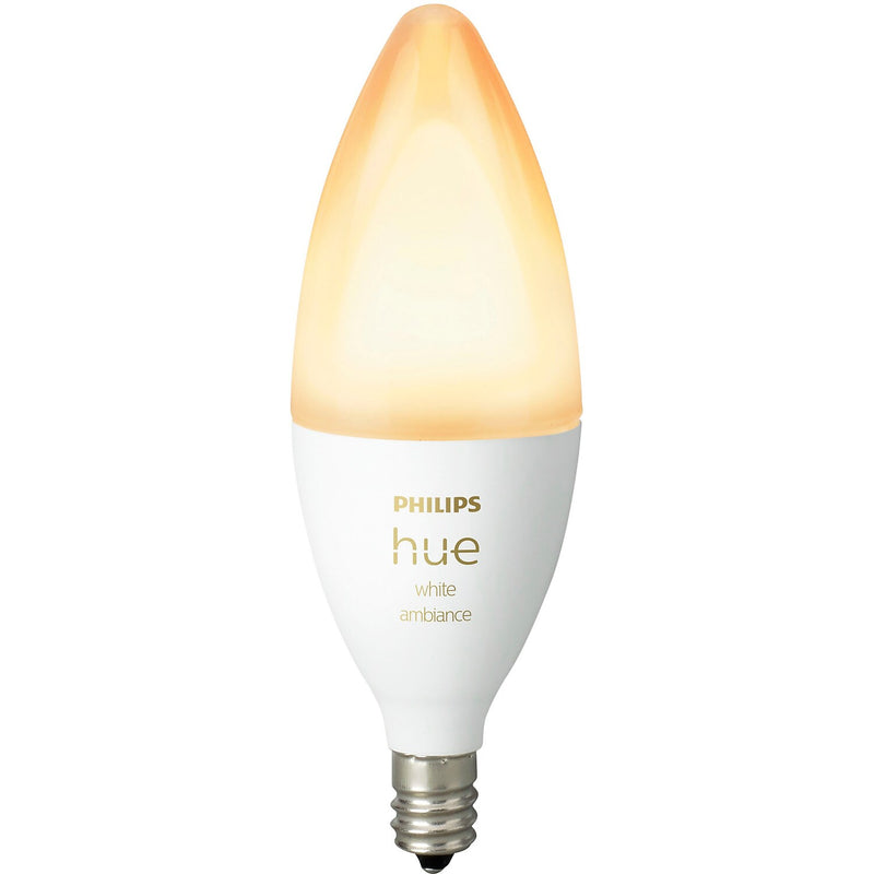 Philips Hue 40W Equivalent B39 LED Smart Bulb, White (573089)