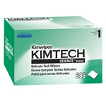Kimtech SCIENCE KIMWIPES Delicate Task Durable Fibers Cleaning Wipers, 8.4" x 4.4", White, 280 Wipers/Box, 60/Carton (34155)
