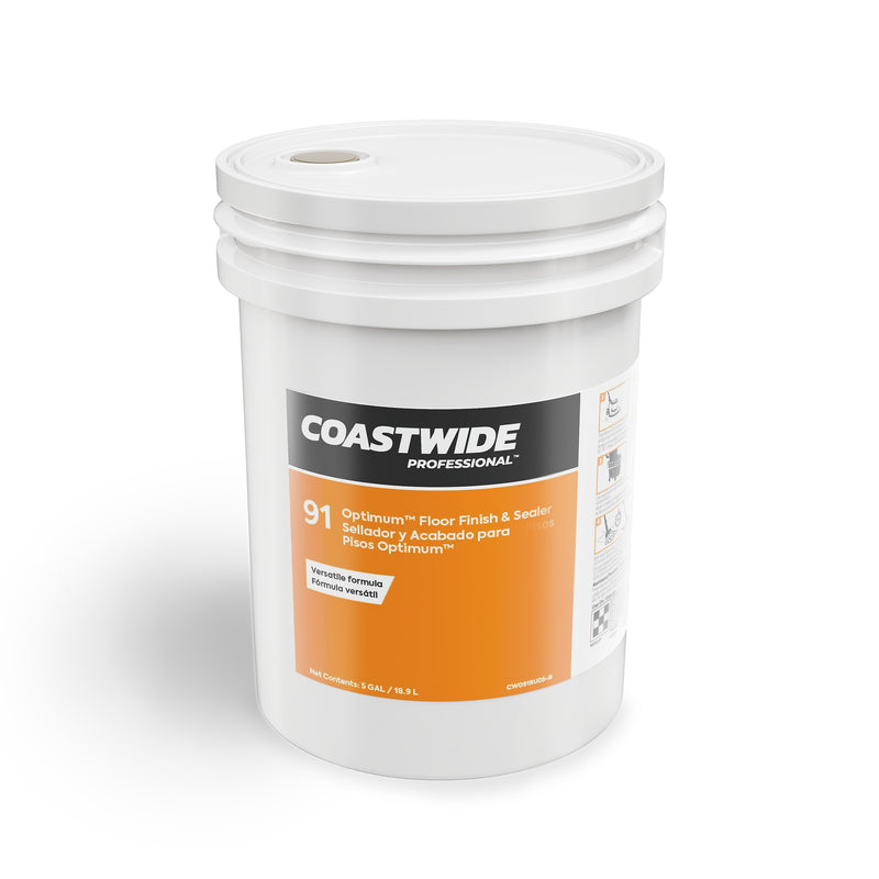 Coastwide Professional™ Optimum™ Floor Finish, 5 gal./18.9L (CW568005-A)