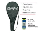 Xcello Sports 2-Player Aluminum Tennis Racket Set, Multicolor (XS-T-RS-23)