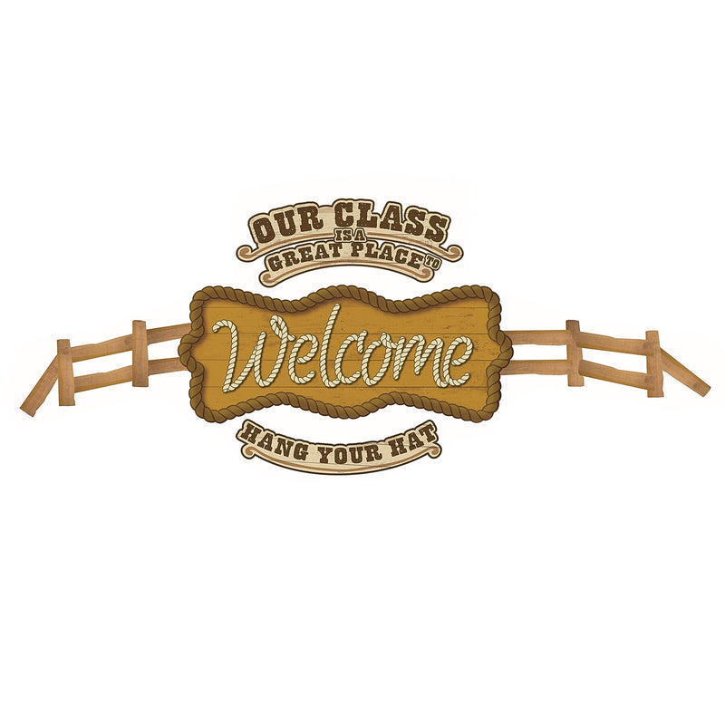 Eureka Wild Wild Classroom Welcome Bulletin Board Set, 69/Set (EU-847850)