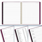 2026 AT-A-GLANCE Contemporary 9" x 11" Monthly Planner, Faux Leather Cover, Purple (70-250X-14-26)