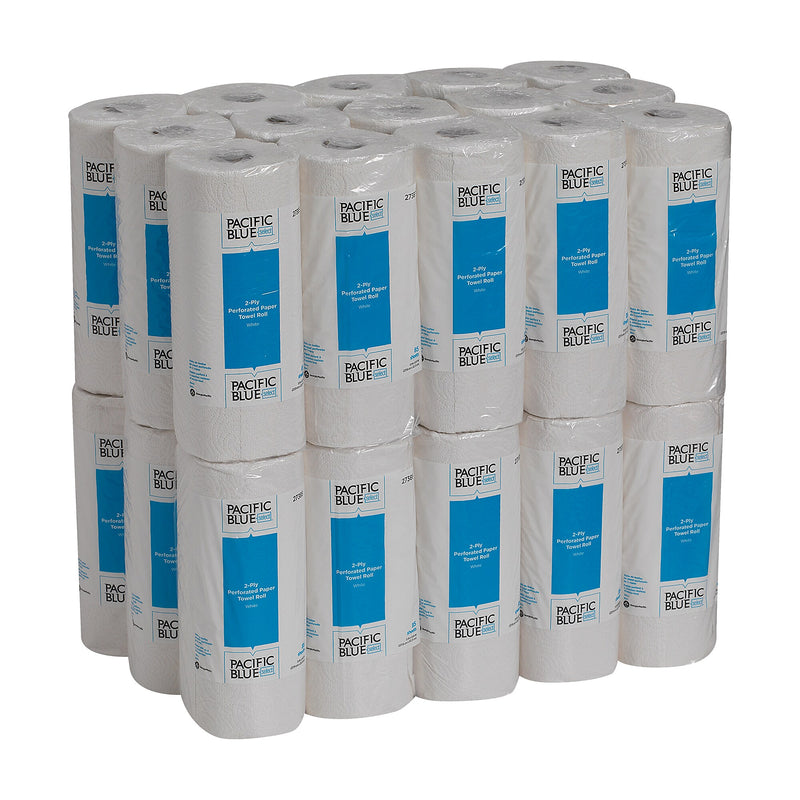 Pacific Blue Select Paper Towels, 2-ply, 85 Sheets/Roll, 30 Rolls/Pack (27385)