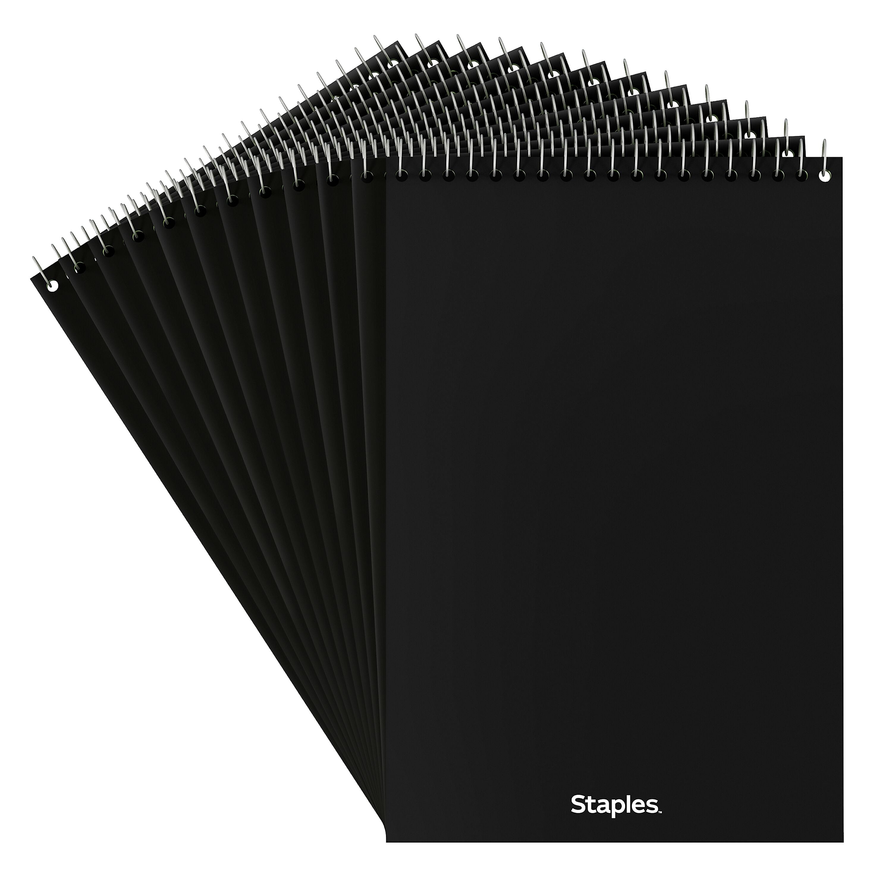 Staples Steno Pads, 6" x 9", Gregg Ruled, Green, 80 Sheets/Pad, Dozen Pads/Pack (ST57353)
