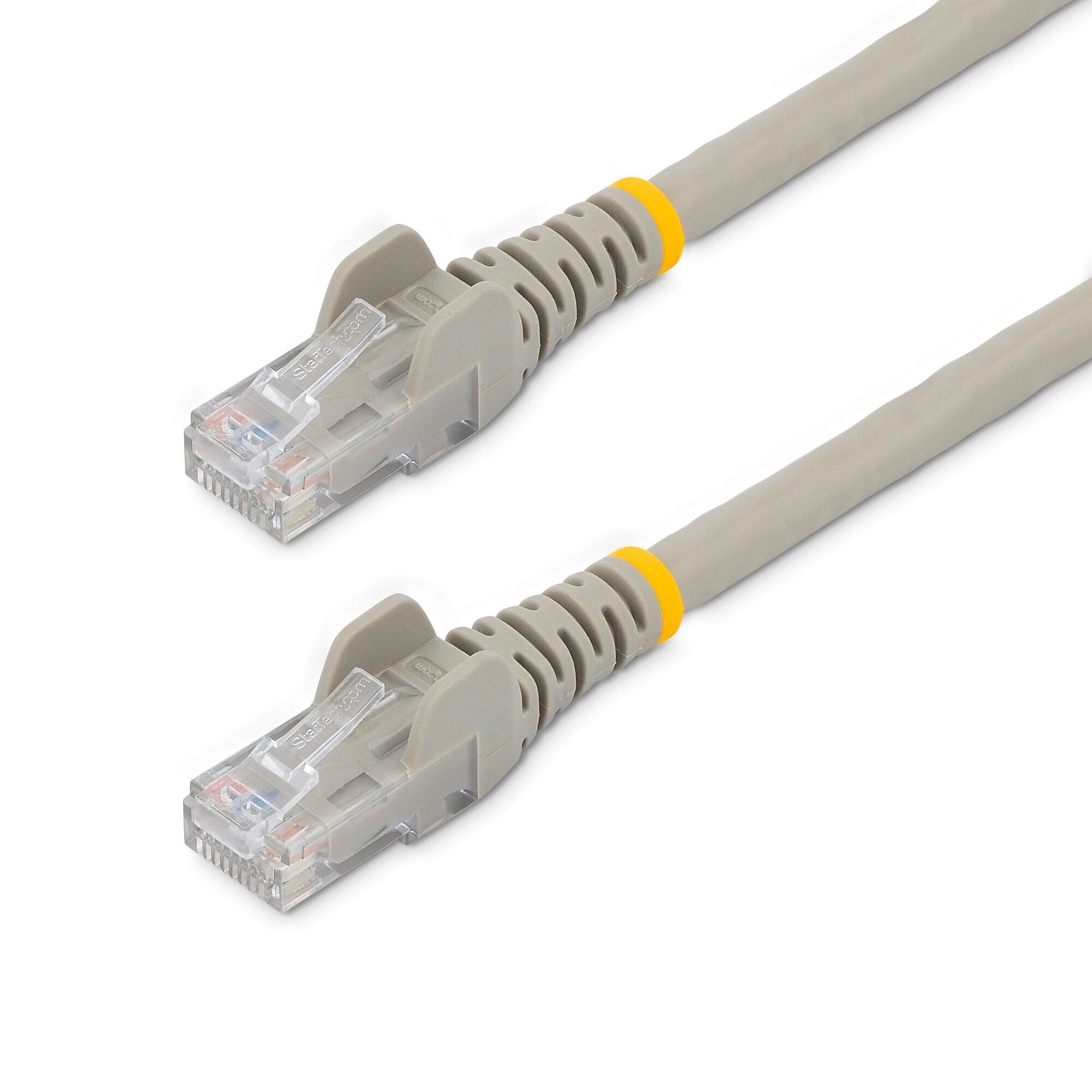 StarTech.com 3ft CAT6 Ethernet Cable, 24 AWG, UTP, Snagless, Gray, 10/Pack (N6PATCH3GR10PK)