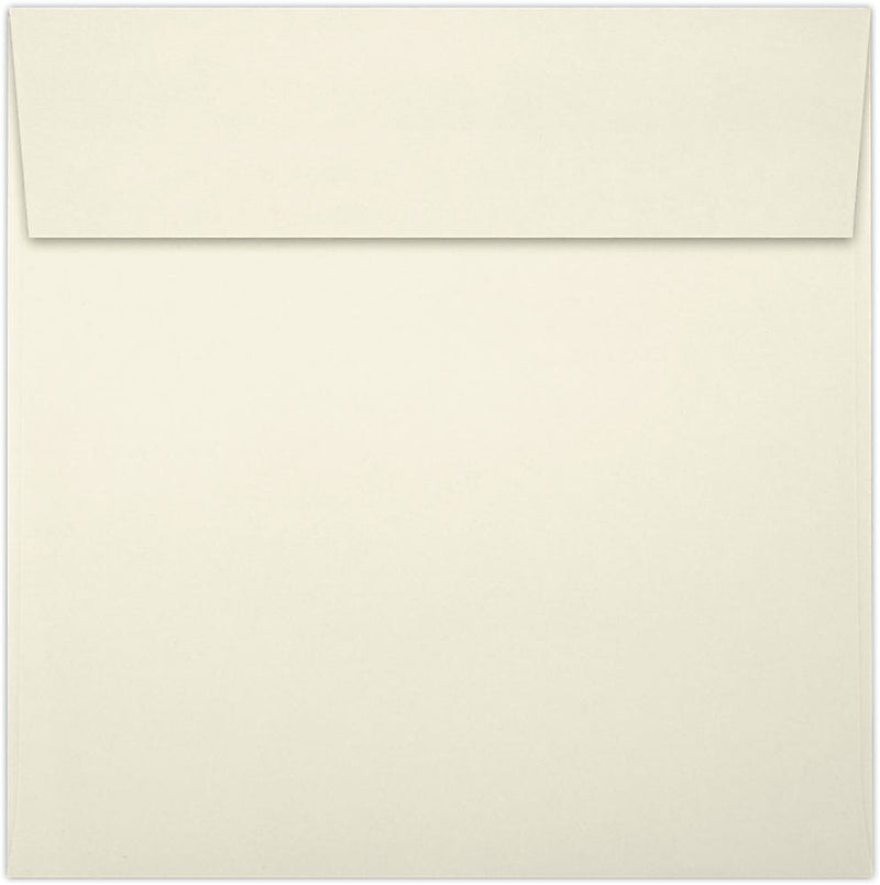 JAM Paper Self Seal Invitation Envelope 8 1/2" x 8 1/2", Natural, 50/Pack (8575-03-50)