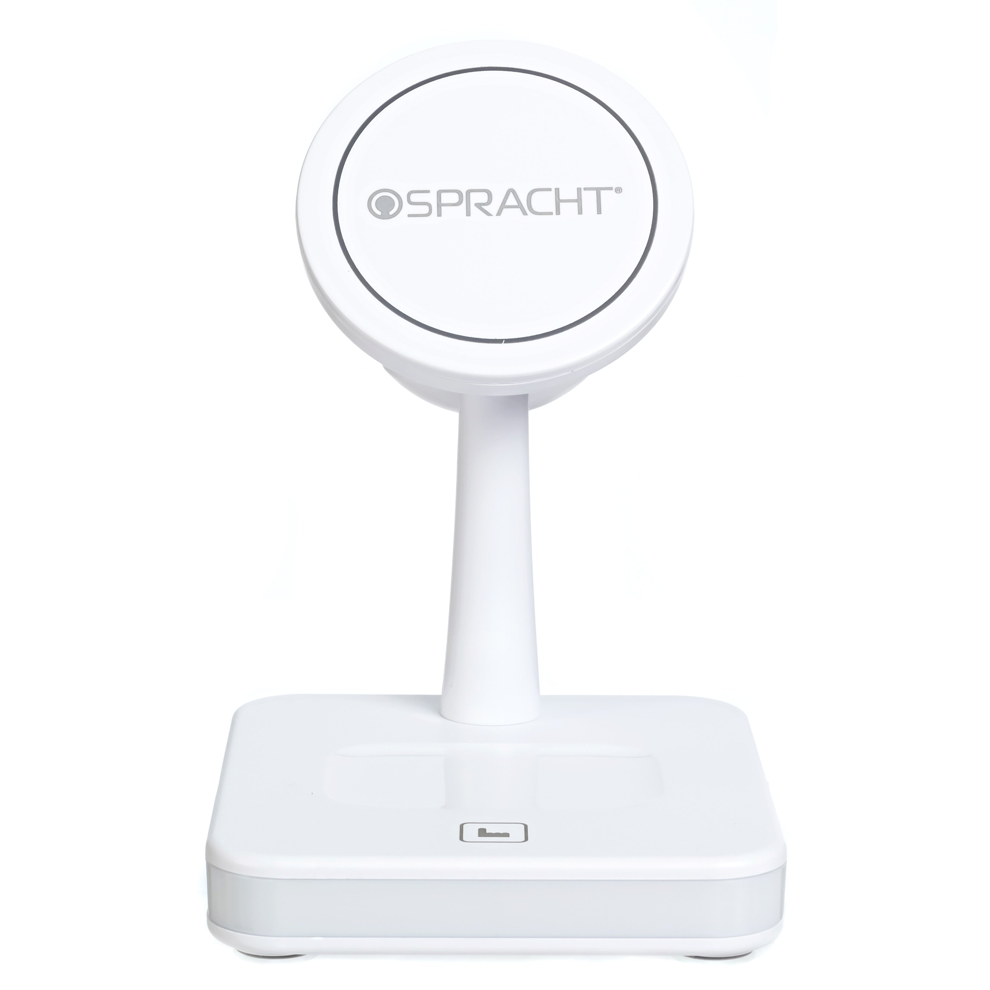 Spracht Flex Charge 4 Magnetic Wireless Charging Station, 25W, White (SPTFC4W)