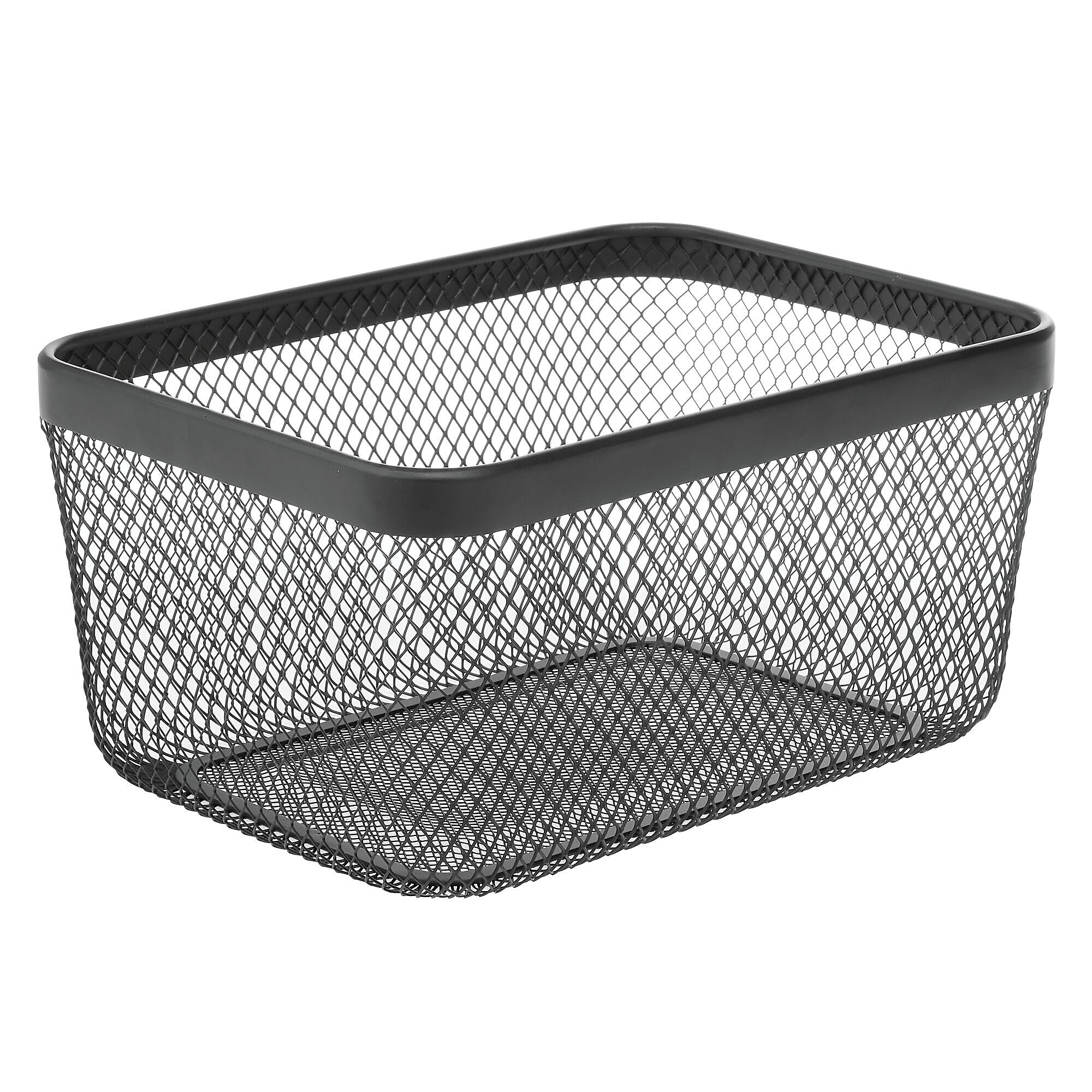 mDesign Steel Organizer, Matte Black (25957)