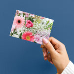 Great Papers Bunch of Flowers General Use Thank You Notecard Kits, Multicolored, 24/Pack (2025028)
