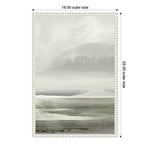 Amanti Art Lakes No2 by Dan Hobday Framed Canvas Wall Art Print, 16" x 23" (A42678302530)