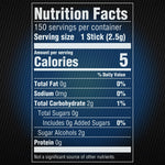 5 GUM Sugar Free Peppermint Cobalt Gum, 15 Sticks/Pack, 10 Packs/Box (WMW51220)