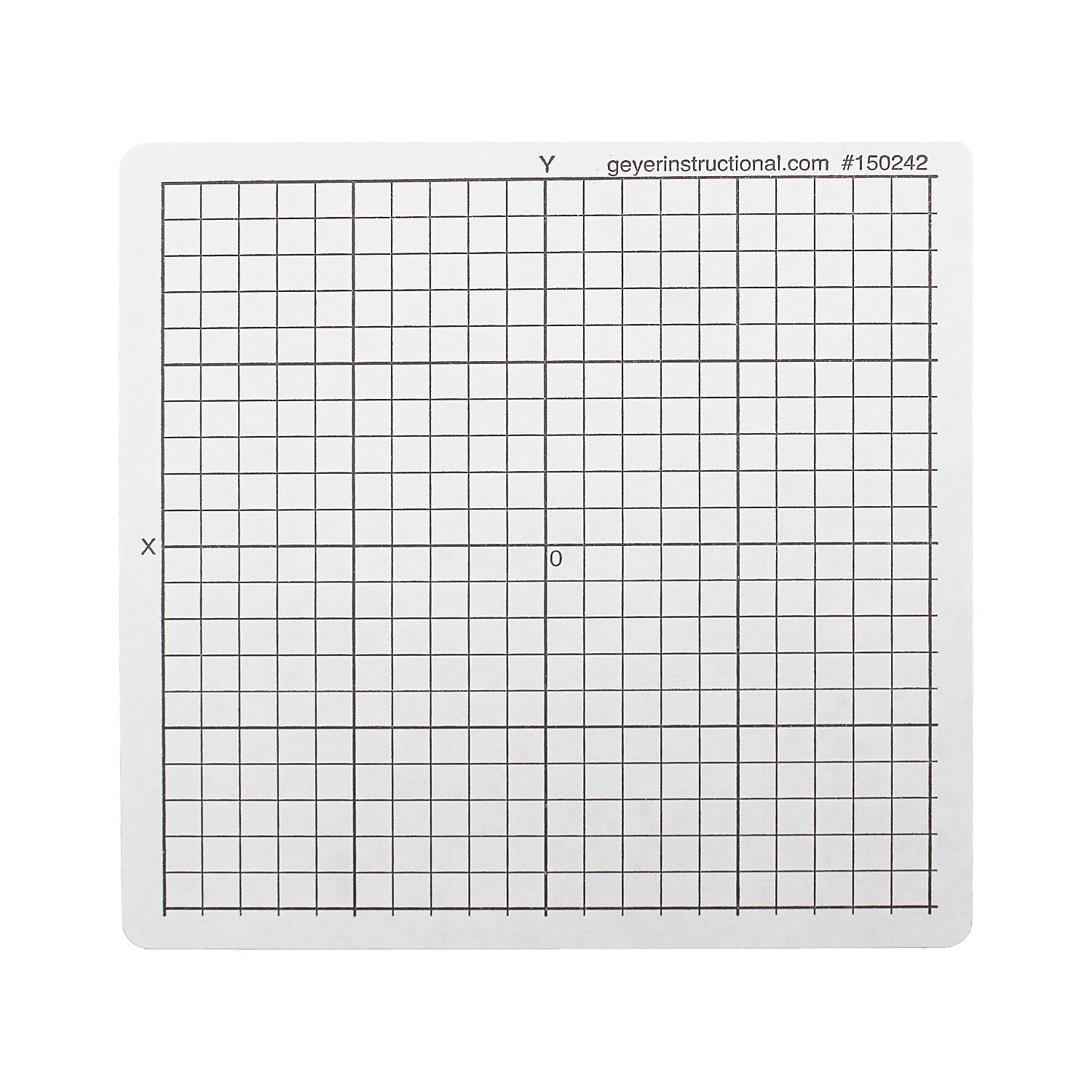 Geyer Instructional Graphing Stickers, Accentuated XY Axis, Multicolored, 500/Pack (GYR150243)