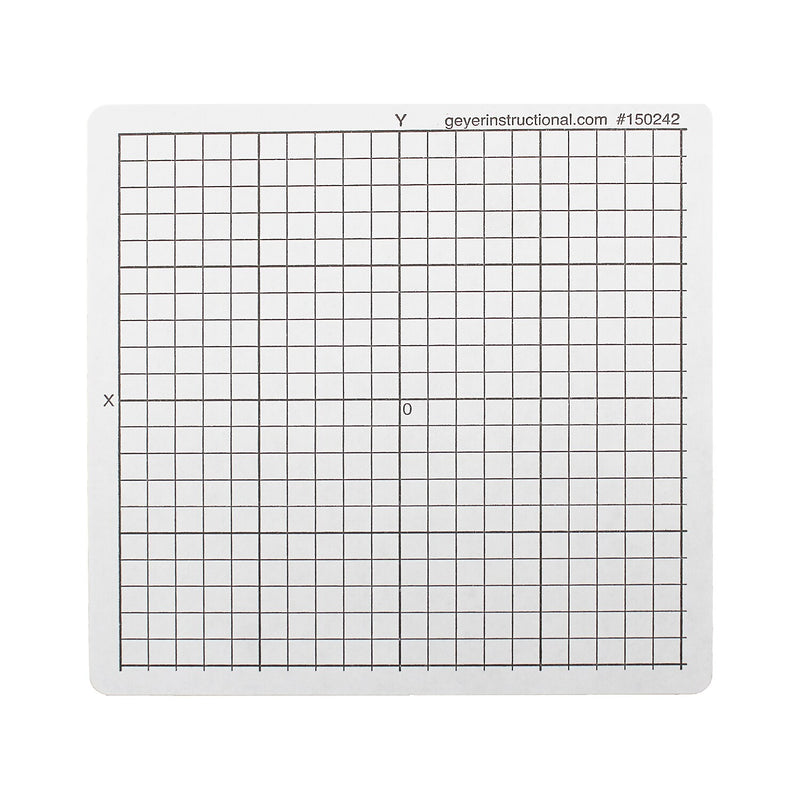 Geyer Instructional Graphing Stickers, Accentuated XY Axis, Multicolored, 500/Pack (GYR150243)