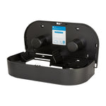 Georgia-Pacific Jumbo Jr. Dual-Roll Toilet Paper Dispenser, Black (59210)