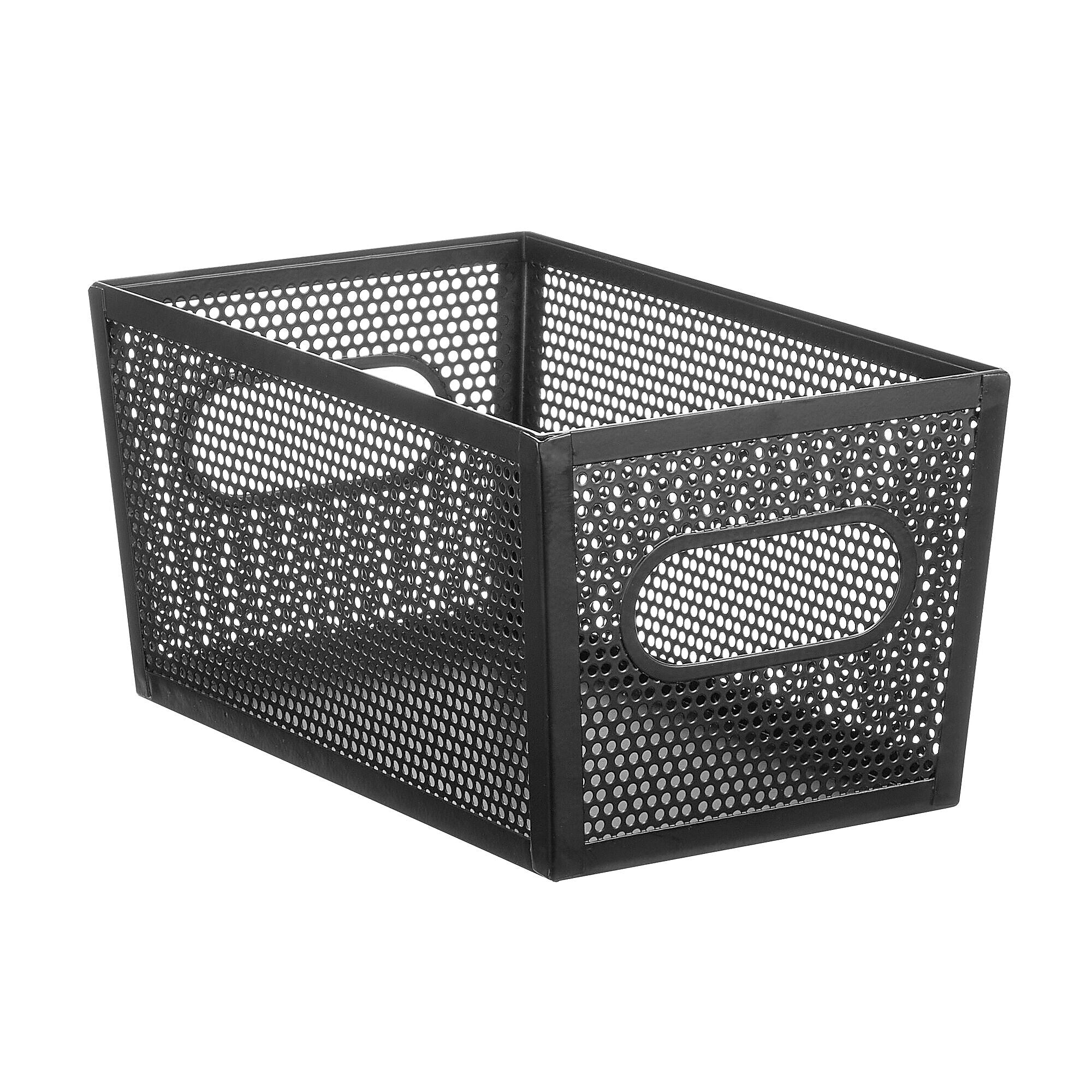 mDesign Steel Organizer, Matte Black (25988)