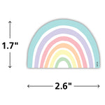 Teacher Created Resources Pastel Pop Rainbows Mini Accents, 36/Pack, 6 Packs/Bundle (TCR8442-6)
