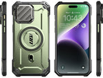 SUPCASE Unicorn Beetle MAG XT MagSafe Rugged Case for iPhone 15 Pro Max, Shock-Absorbing, Dark Green (SPH23MX67MGXTGN)