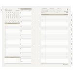 2026 AT-A-GLANCE 6.75" x 3.75" Daily & Monthly Planner Refill Pages, White/Brown (471-225-26)