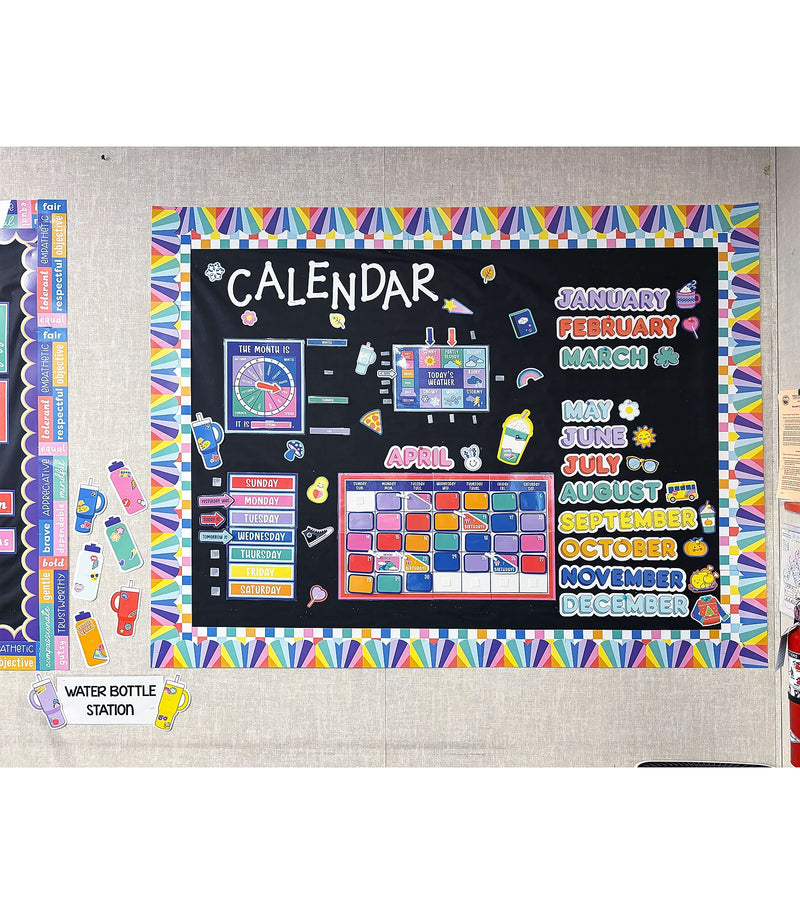 Carson Dellosa Education We Stick Together Calendar Bulletin Board Set, 163/Pack (110586)