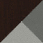 Bush Business Furniture Office in an Hour 63"H x 129"W 4 Person X-Shaped Cubicle Workstation, Mocha Cherry (OIAH007MR)