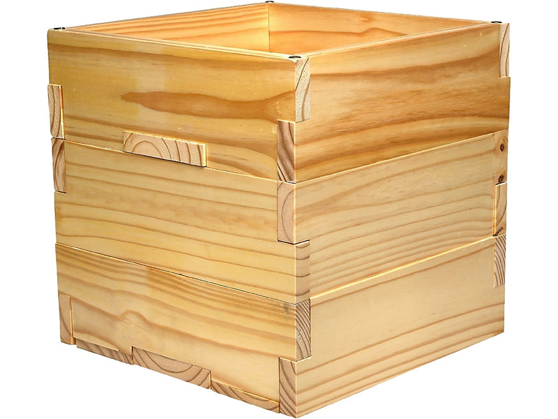 Excello Global Products Extra-Large Planter with Pole Support, Natural Wood (EGP-HD-0478-OS)