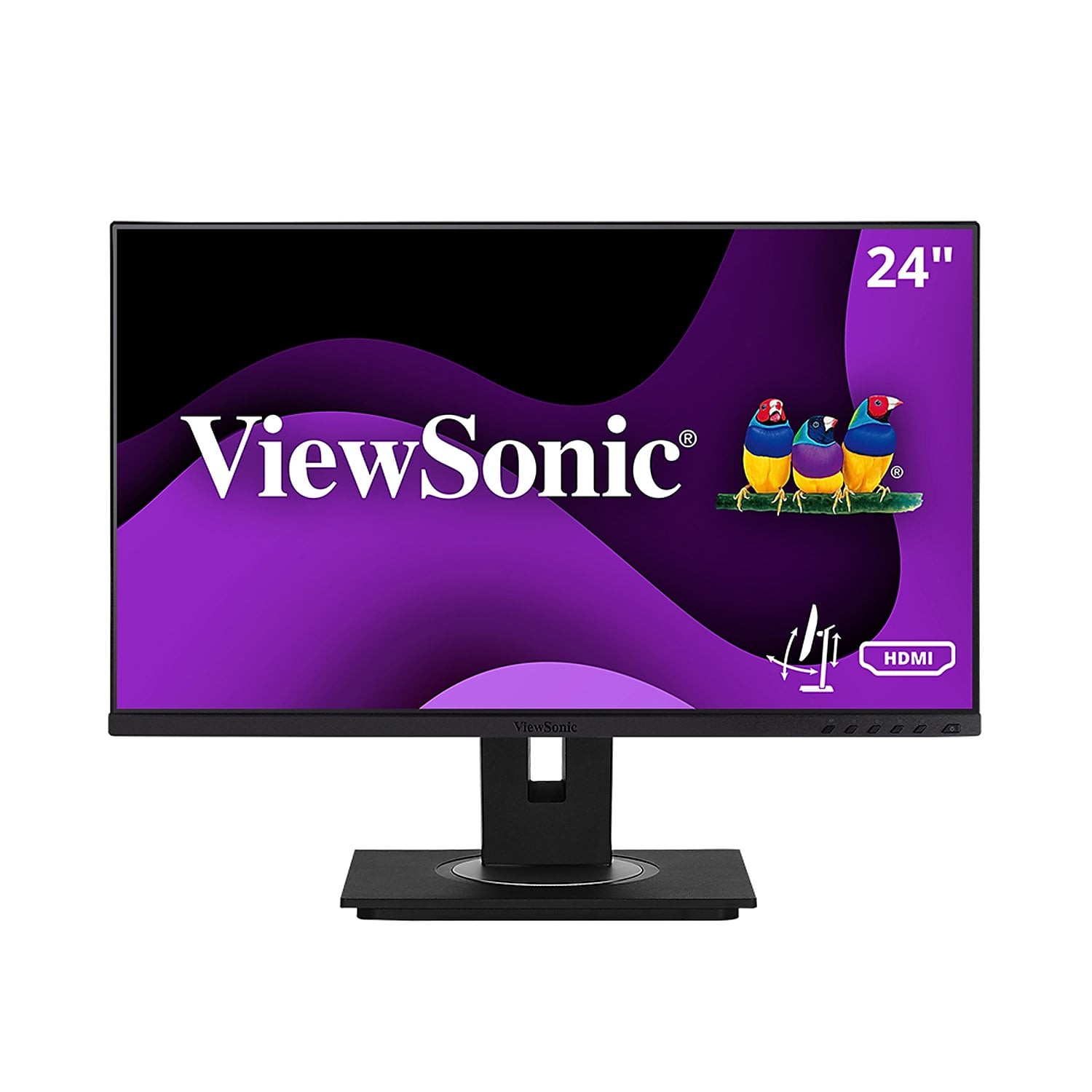 ViewSonic Ergonomic 24" 60 Hz LED Monitor, Black (VG2448A)