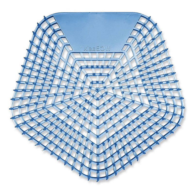 Boardwalk Anti-Splash Urinal Screen, Clean Cotton Scent, Blue, 10/Box (WCBX-P-010I010I-06-AAS80-)