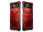 i-Blason Armorbox Metallic Red Rugged Case for Samsung Galaxy Z Flip4 (Galaxy2022-ZFlip4-5G-Armorbox-Ruddy)