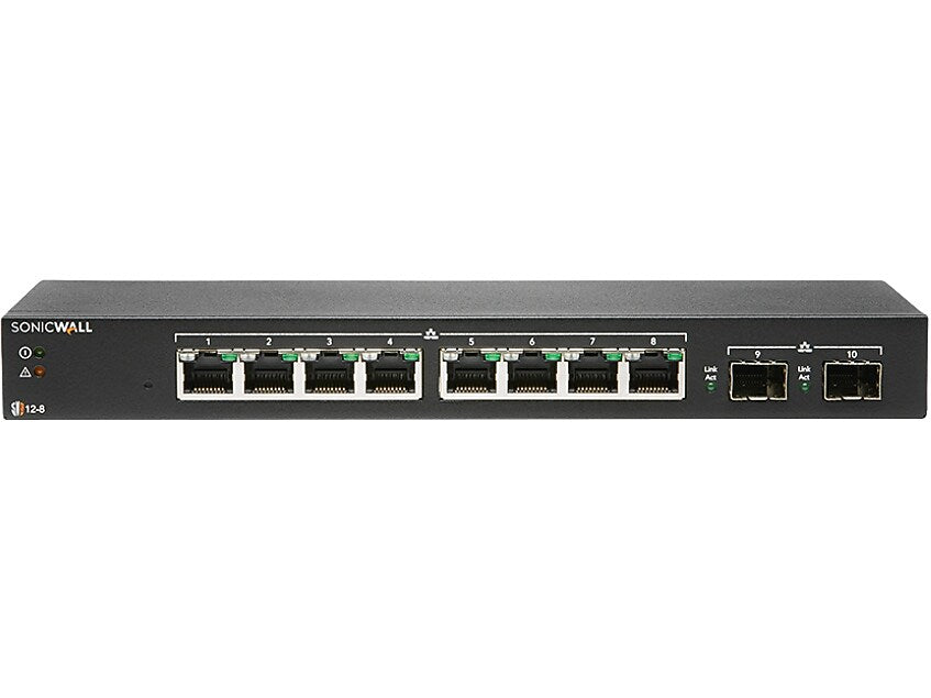SonicWALL 8-Port Gigabit Ethernet Managed Switch (02-SSC-8368)