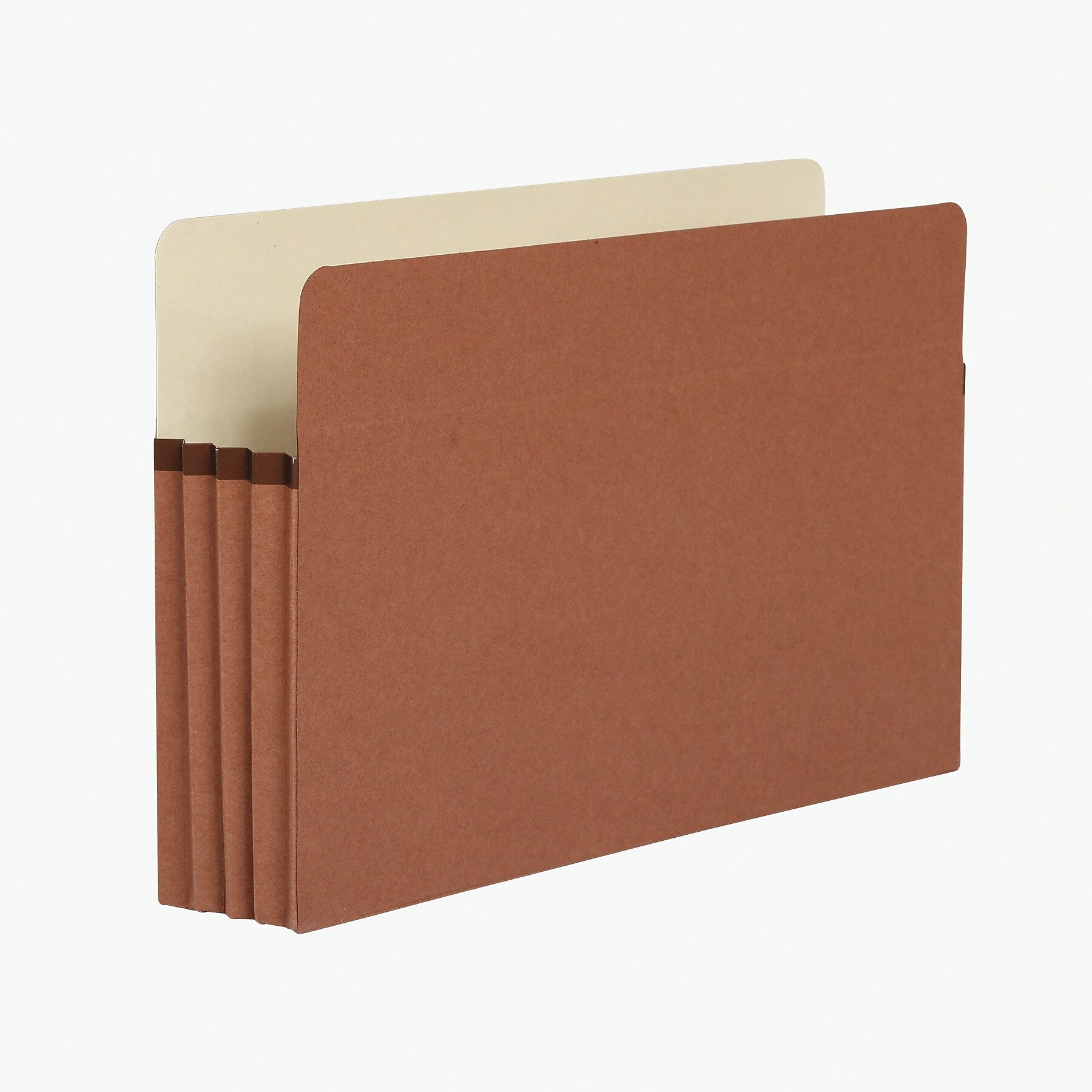 Pendaflex 30% Recycled Reinforced File Pocket, 3 1/2" Expansion, Legal Size, Brown, 25/Box (1526EOX)