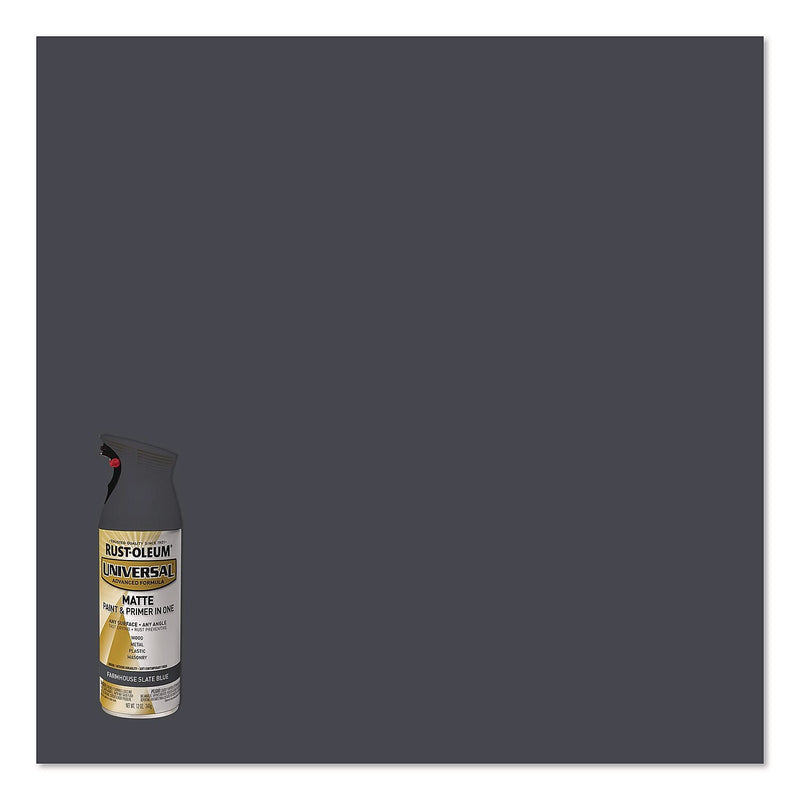 Rust-Oleum Universal Premium Spray Paint, Slate Blue, 12 oz., 6/Carton (376723)