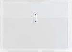 JAM Paper Premium Plastic Document File, Letter, Clear, 3/Pack (218B1CLX3)