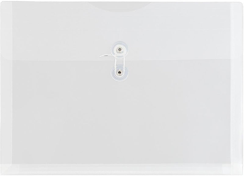 JAM Paper Premium Plastic Document File, Letter, Clear, 3/Pack (218B1CLX3)
