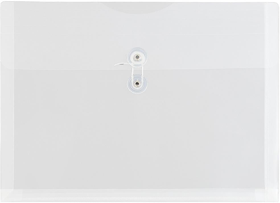 JAM Paper Premium Plastic Document File, Letter, Clear, 3/Pack (218B1CLX3)
