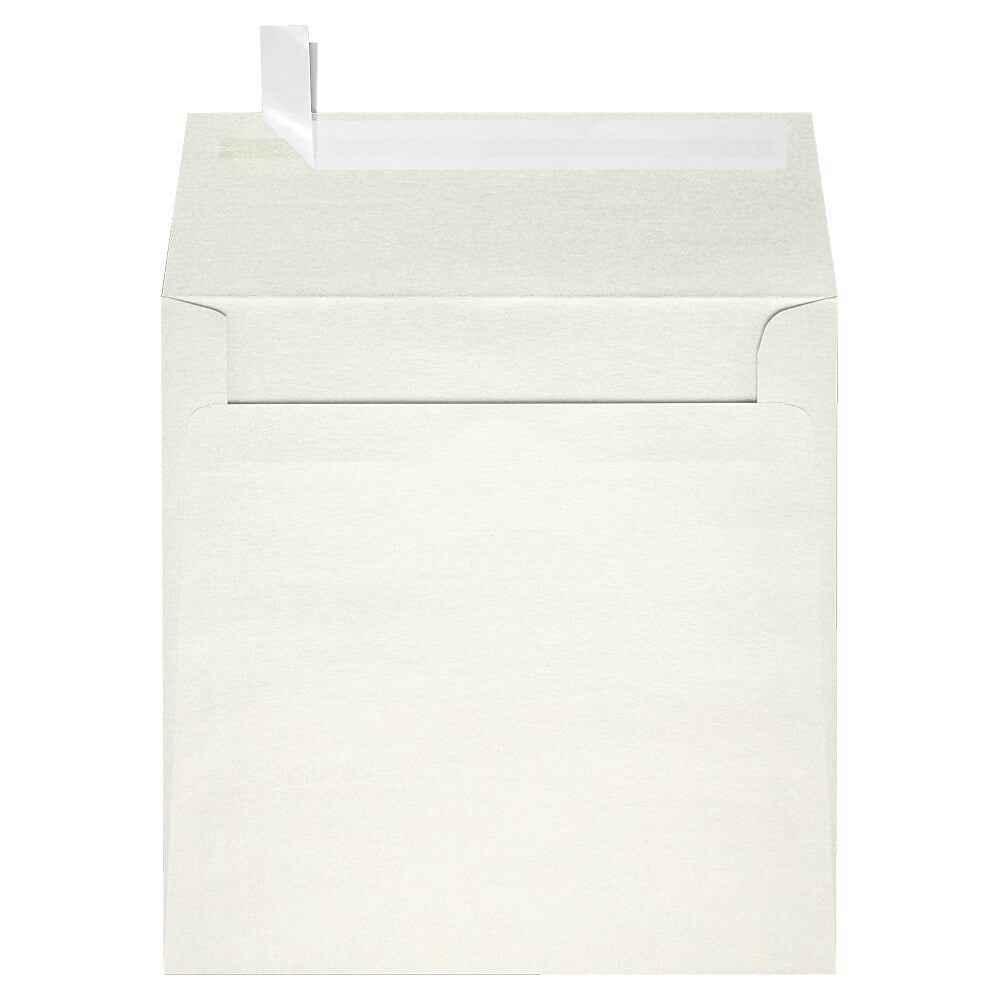 LUX 6 1/2 x 6 1/2 Square Envelopes, 50/Box, Quartz Metallic (8535-08-50)